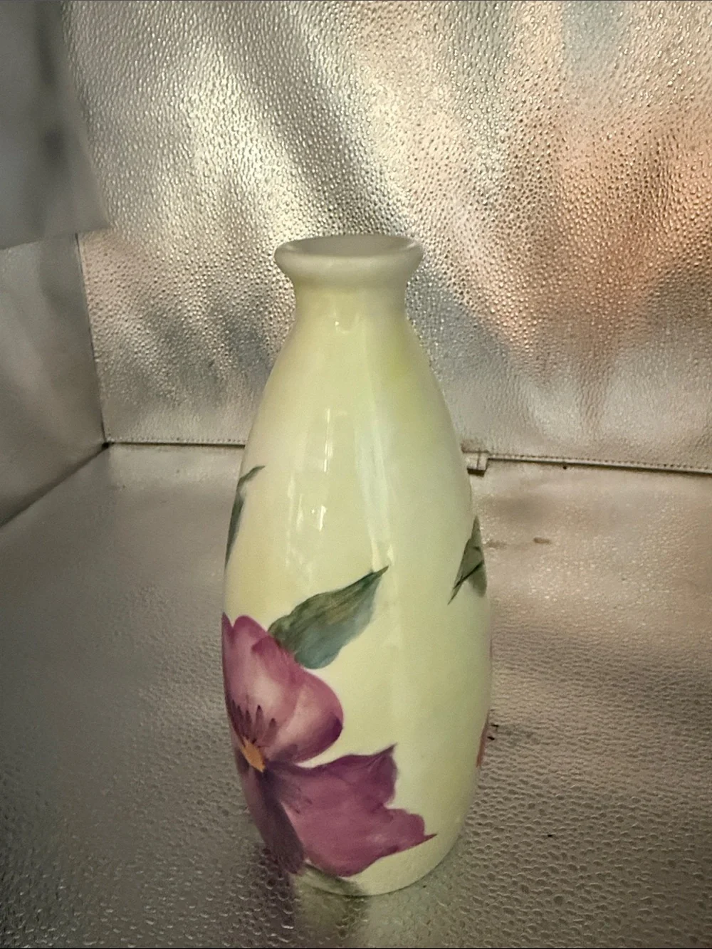 Pfaltzgraft Hand Painted Beautiful Vase with Florals and Greenery